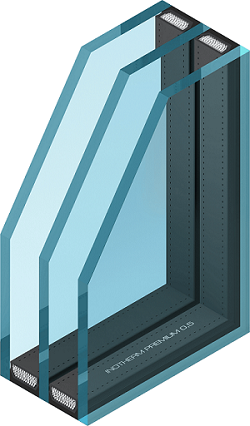 3-slojno steklo Inotherm