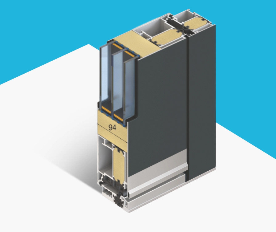 Entrance door profile